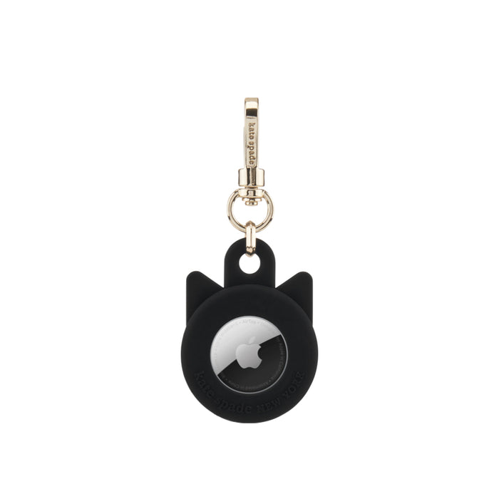 เคสใส่ AirTag พร้อมพวงกุญแจ Protective Holder สี Black Cat