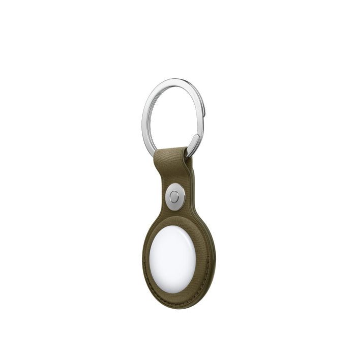 AirTag FineWoven Key Ring – Dark Olive