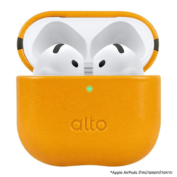 ALTO Leather Case สำหรับ AirPods 4 สี Caramel