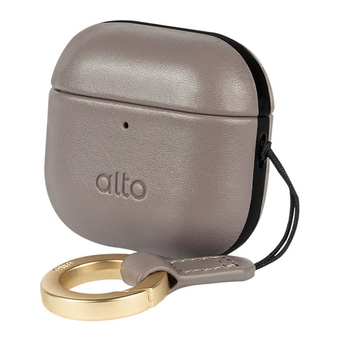 ALTO Leather Case สำหรับ AirPods 4 รองรับการชาร์จไร้สาย