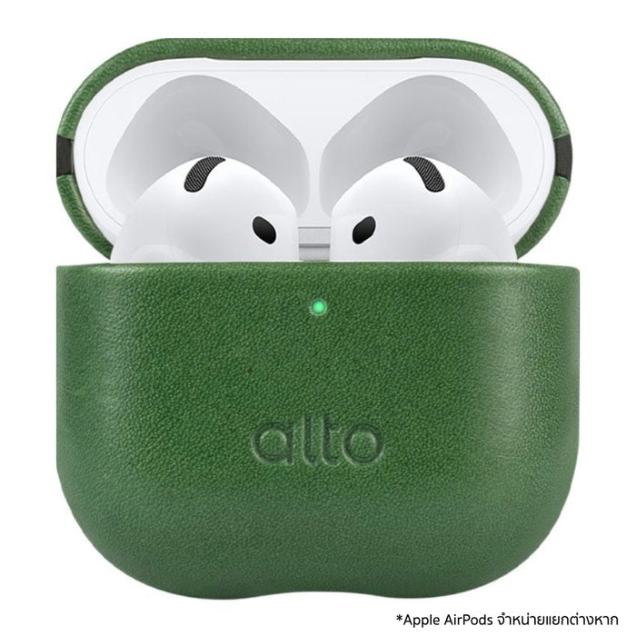 ALTO Leather Case สำหรับ AirPods 4 สี Forest