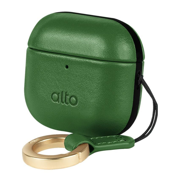 ALTO Leather Case สำหรับ AirPods 4 รองรับการชาร์จไร้สาย