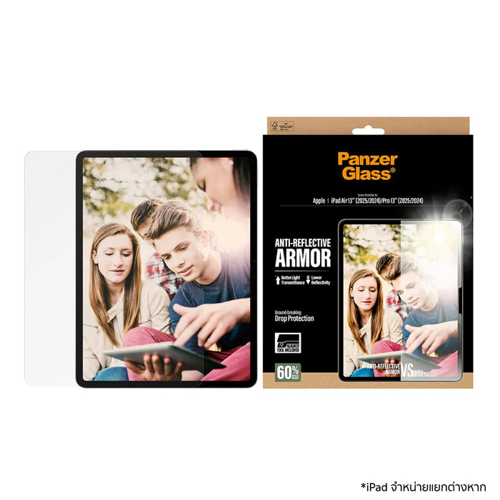 PanzerGlass Anti-Reflective Armor Screen Protector for iPad Air 13 and iPad Pro 13