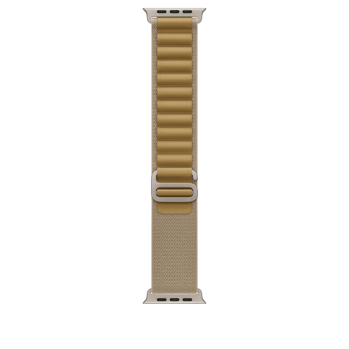 Apple Alpine Loop 49mm Small - NaturalTitaniumFinish/Tan