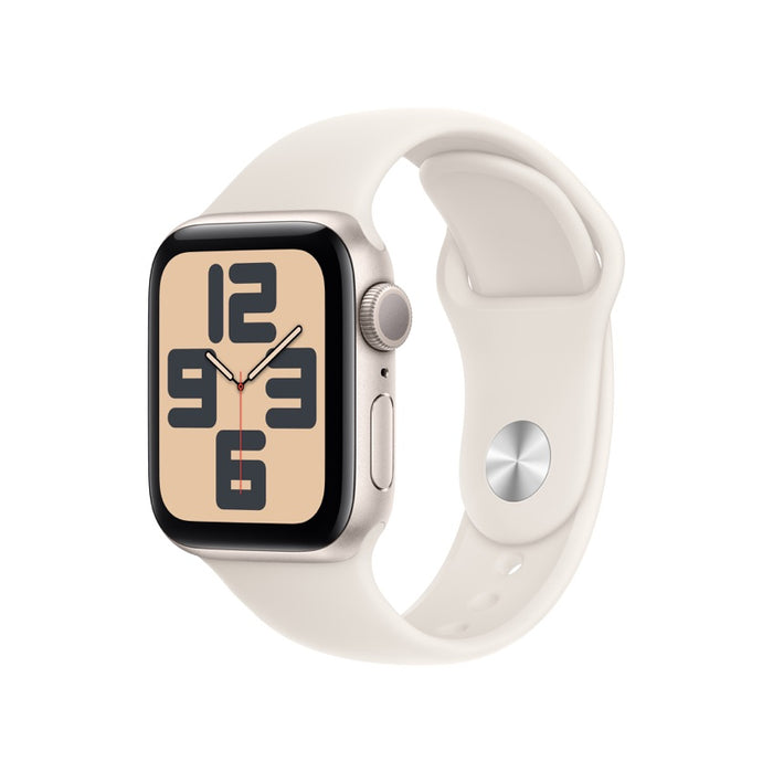 Apple AW 40mm Starlight Aluminium Case SE G2 GPS - Starlight Sport Band S/M