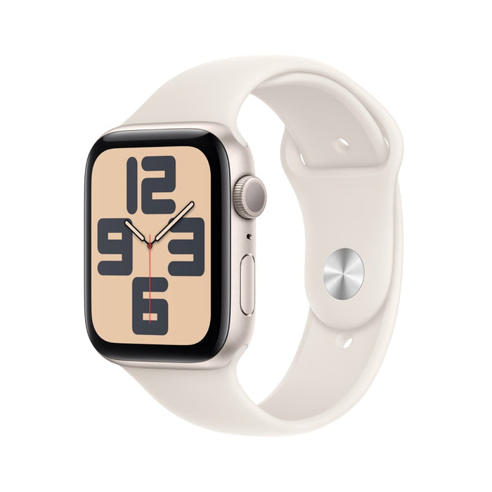 Apple AW 44mm Starlight Aluminium Case SE G2 GPS - Starlight Sport Band M/L