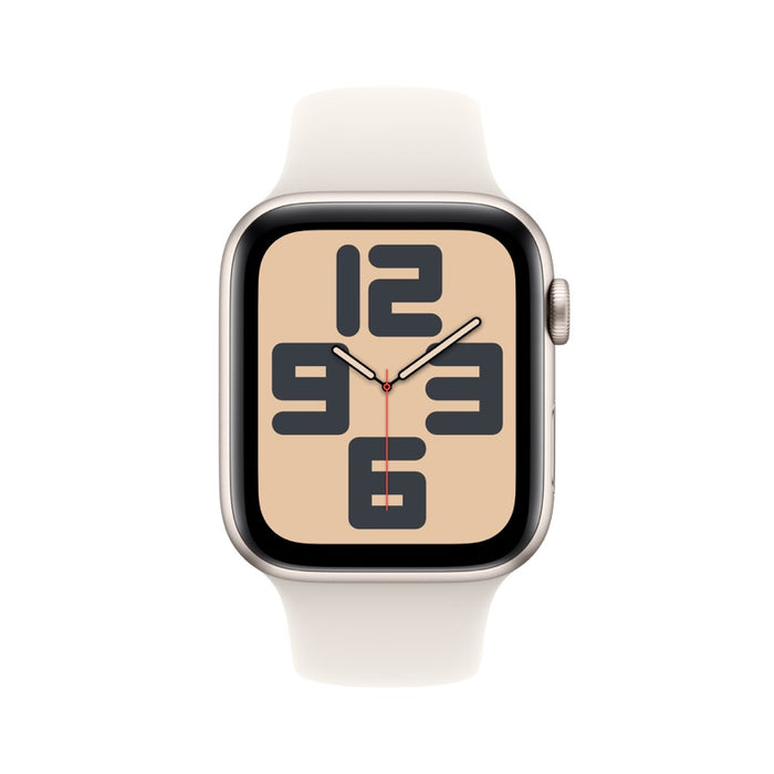 Apple AW 44mm Starlight Aluminium Case SE G2 GPS - Starlight Sport Band M/L