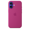 Apple Silicone Case MagSafe iPhone 16 - Fuchsia