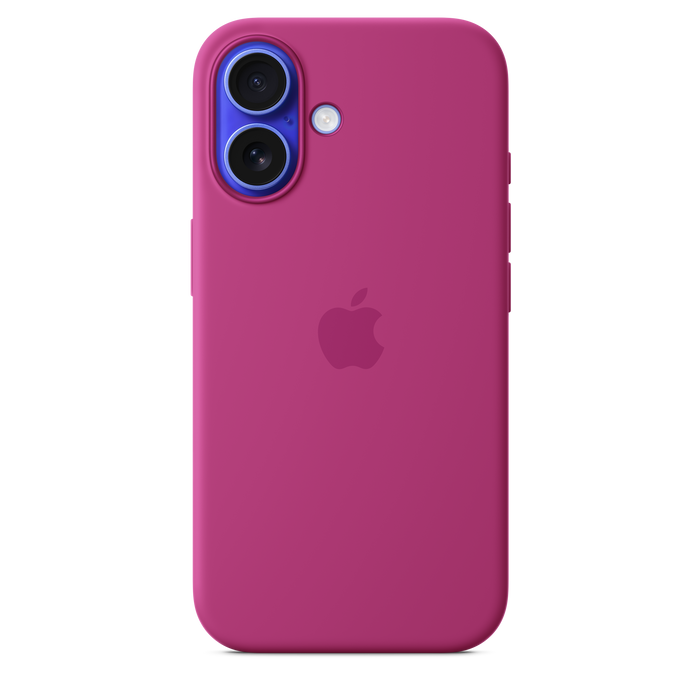 Apple Silicone Case MagSafe iPhone 16 - Fuchsia