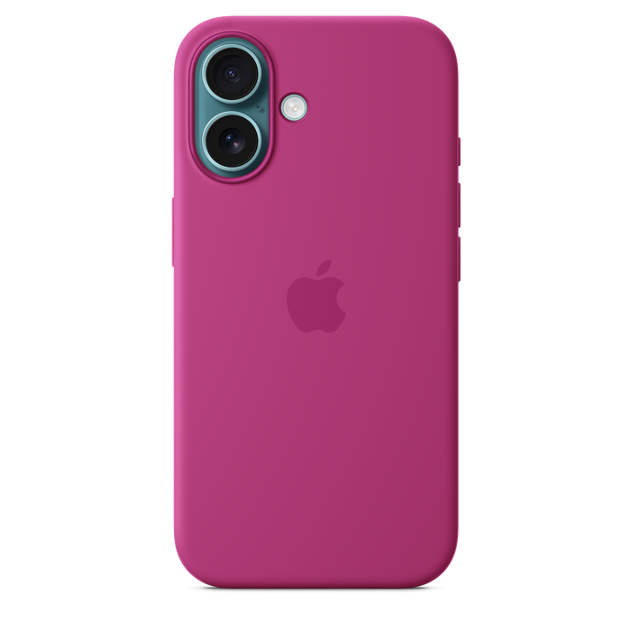 Apple Silicone Case MagSafe iPhone 16 - Fuchsia