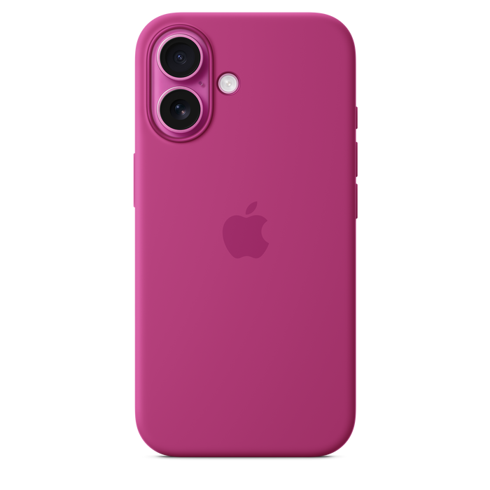 Apple Silicone Case MagSafe iPhone 16 - Fuchsia