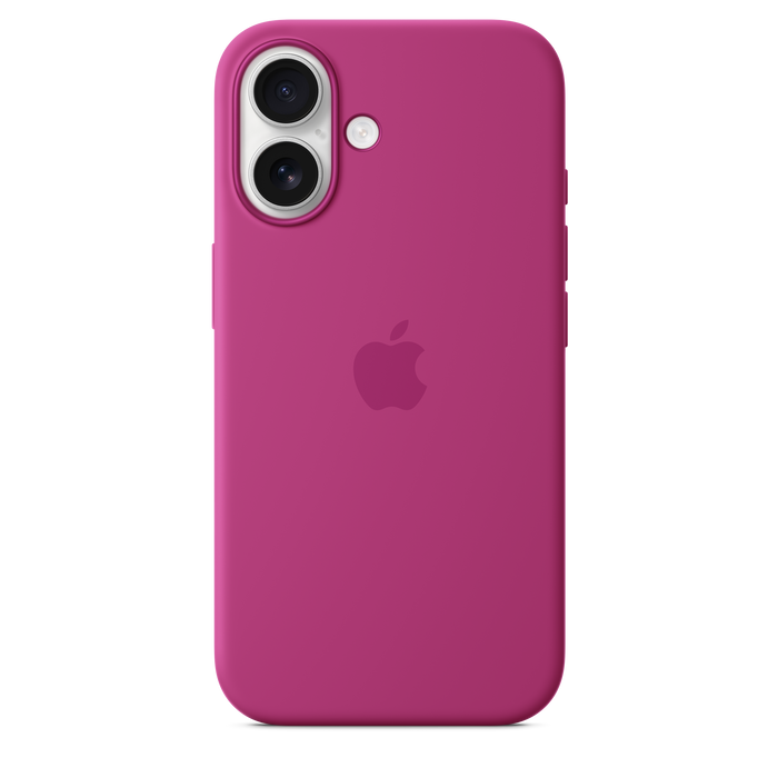 Apple Silicone Case MagSafe iPhone 16 - Fuchsia