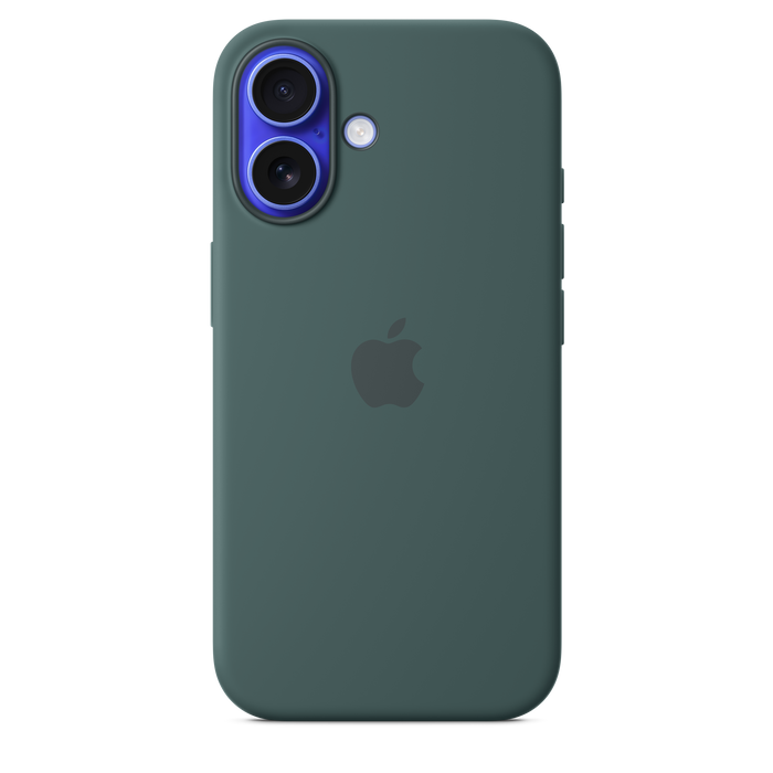 Apple Silicone Case MagSafe iPhone 16 - Lake Green