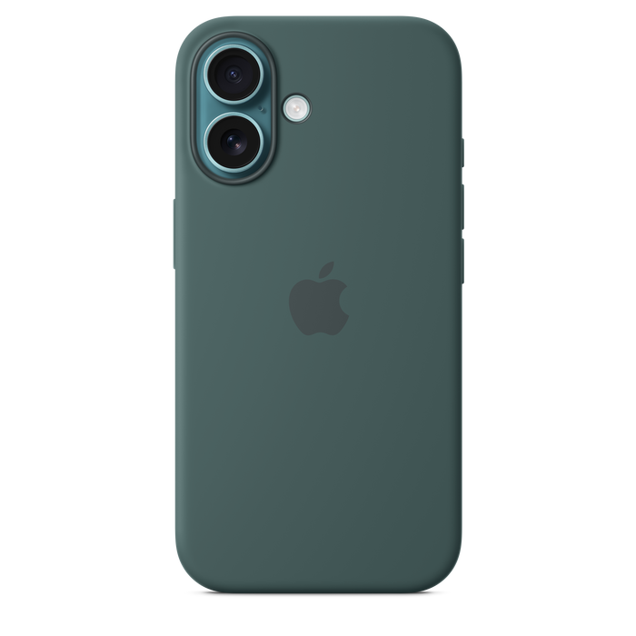 Apple Silicone Case MagSafe iPhone 16 - Lake Green