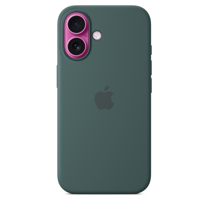 Apple Silicone Case MagSafe iPhone 16 - Lake Green