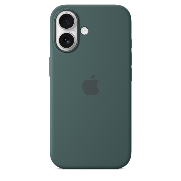 Apple Silicone Case MagSafe iPhone 16 - Lake Green