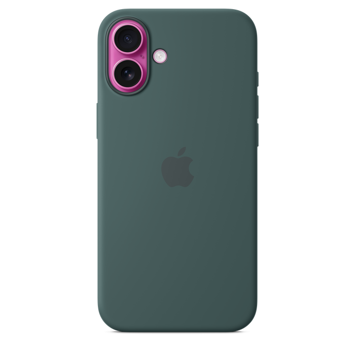 Apple Silicone Case MagSafe iPhone 16 Plus - Lake Green