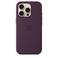 Apple Silicone Case MagSafe iPhone 16 Pro - Plum