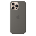 Apple Silicone Case MagSafe iPhone 16 Pro Max - Stone Gray