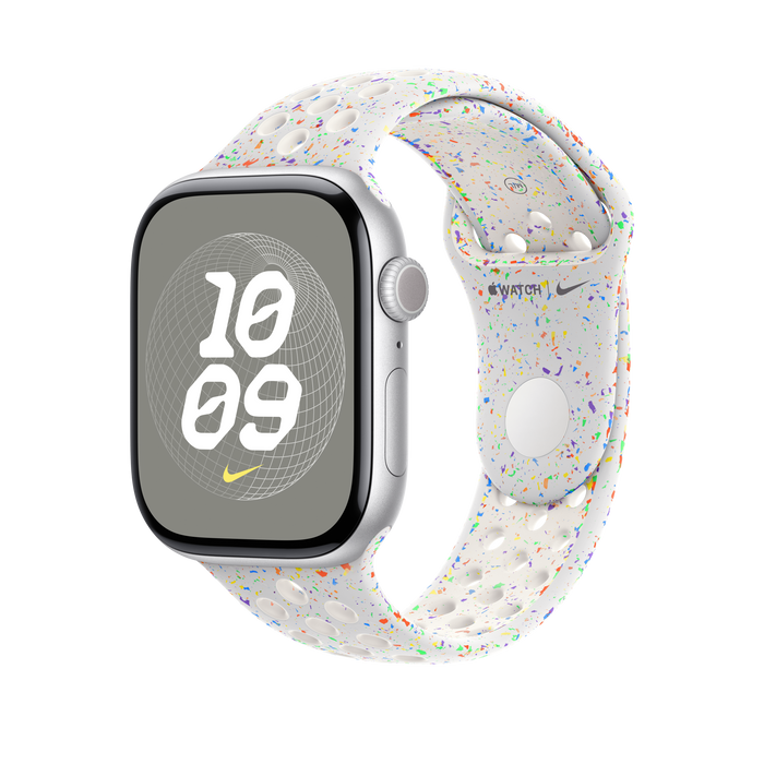 Apple Nike Sport Band 46mm S/M - Pure Platinum