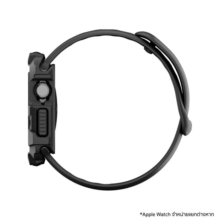 Spigen Rugged Armor 2 เคส Apple Watch 11 วัสดุ TPU พรีเมียม กันกระแทก ดีไซน์คาร์บอนไฟเบอร์ ขอบยกสูง ปกป้องจอและขอบ ใช้งานครบทุกฟังก์ชัน