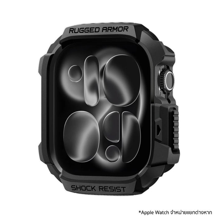 เคสกันกระแทก Apple Watch 11 (42mm) SPIGEN Rugged Armor 2 - Matte Black