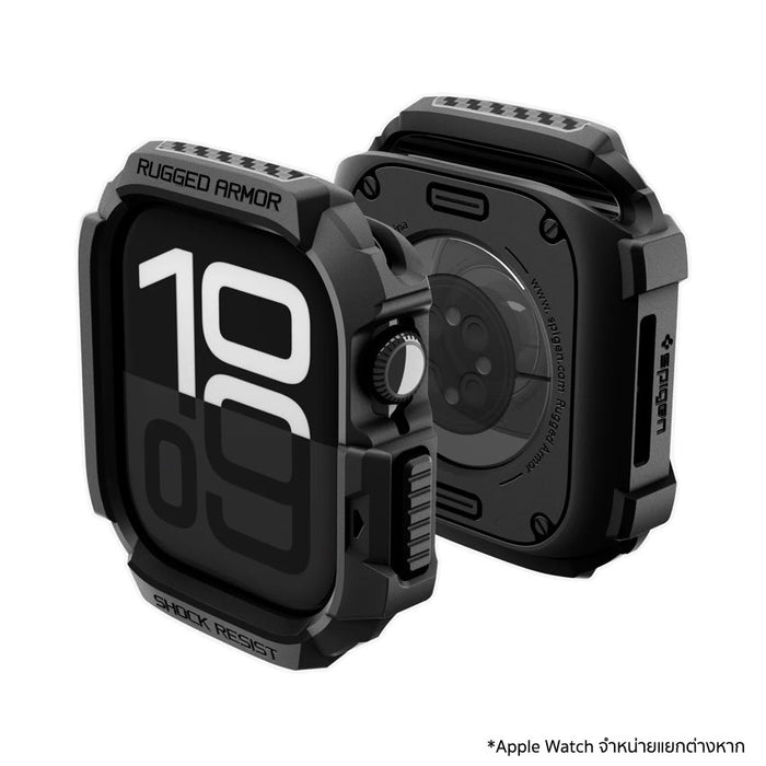 เคสกันกระแทก Apple Watch 11 (42mm) SPIGEN Rugged Armor 2 - Matte Black