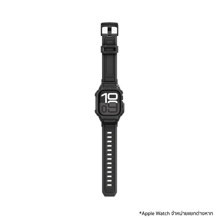 เคส Spigen Rugged Armor Pro 2 สำหรับ Apple Watch 11 ขนาด 46 มม. สี Matte Black