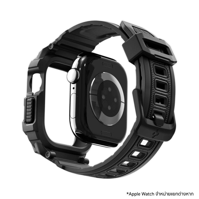 Spigen Matte Black Case Rugged Armor Pro 2 สำหรับ Apple Watch 11