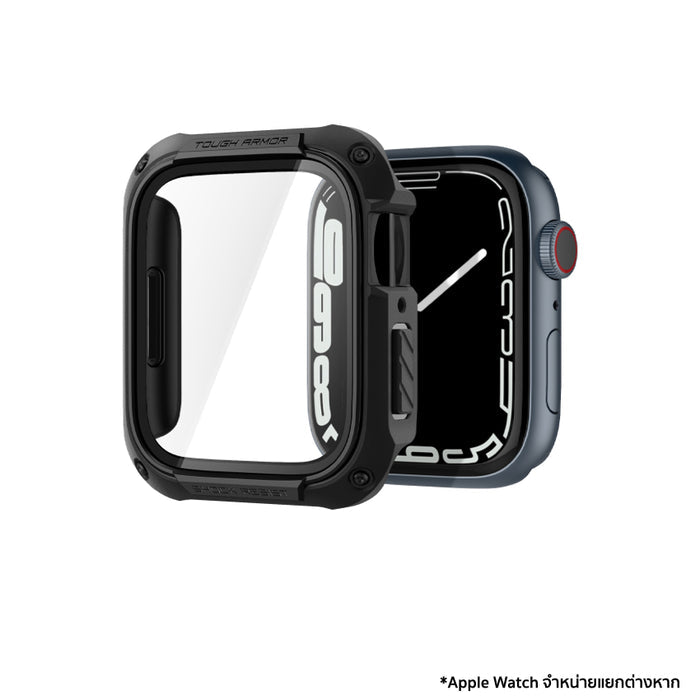เคสพร้อมฟิล์มกระจก Tough Armor สำหรับ Apple Watch 45 มม. จากแบรนด์ SPIGEN