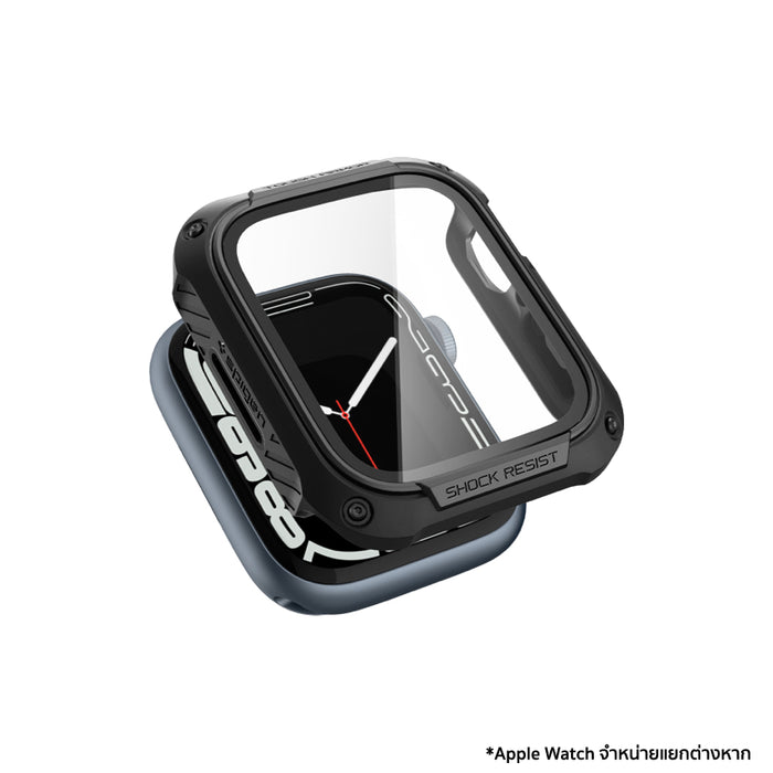 เคสพร้อมฟิล์มกระจก Tough Armor สำหรับ Apple Watch 45 มม. จากแบรนด์ SPIGEN