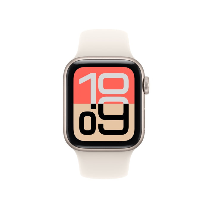 Apple Watch SE 3 GPS 40mm Starlight Aluminium Case with Starlight Sport Band - S/M