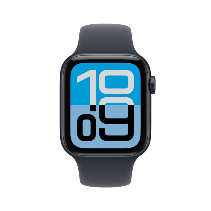Apple Watch SE 3 GPS 44mm Midnight Aluminium Case with Midnight Sport Band - M/L