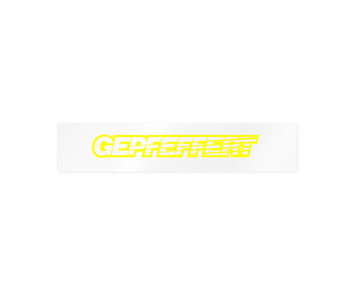 Aufkleber GEPFEFFERT Windschutzscheibe 54 cm - gepfeffert.com