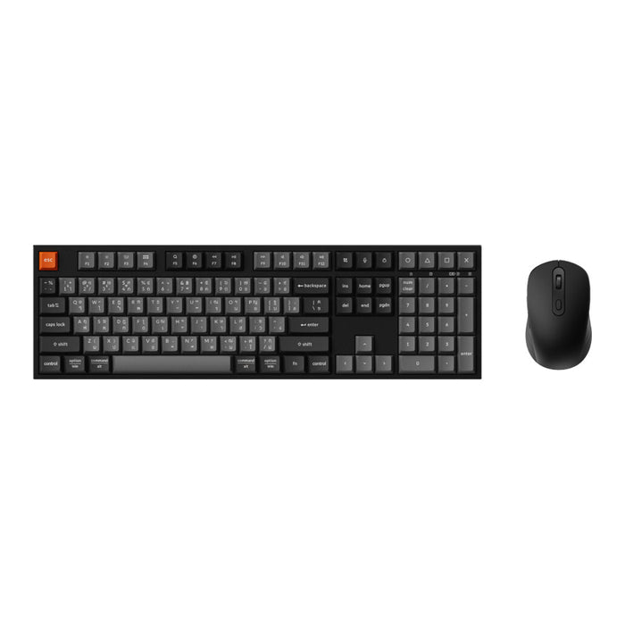ชุดคอมโบ คีย์บอร์ดไร้สาย B36 และ เมาส์ไร้สาย BM25 - Classic Black