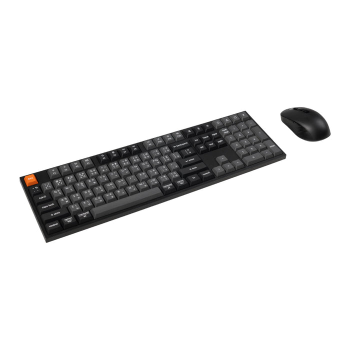 ชุดคอมโบ คีย์บอร์ดไร้สาย B36 และ เมาส์ไร้สาย BM25 - Classic Black
