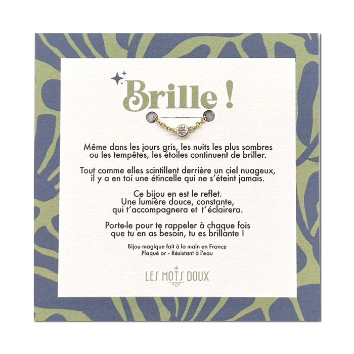 Bague - Brille - plaquée or