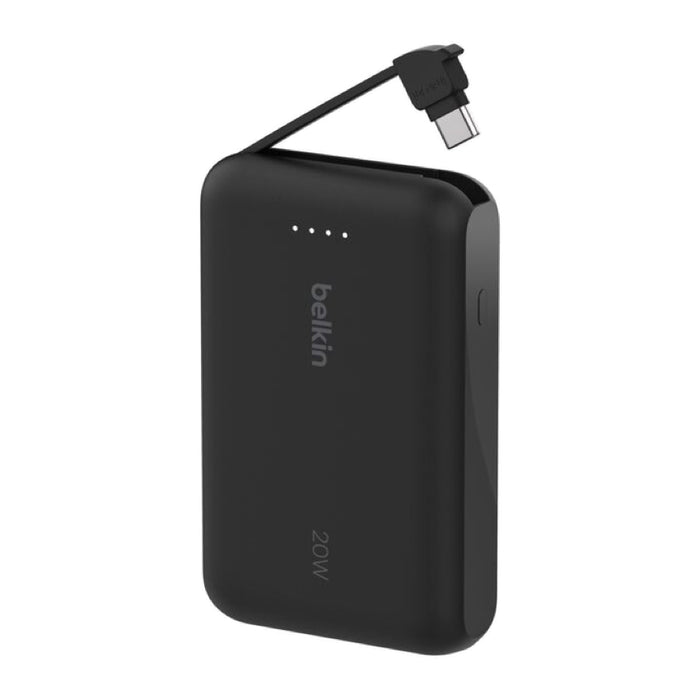 แบตเตอรี่สำรอง Belkin BOOST CHARGE ความจุ 10000mAh พร้อมสาย USB-C - Black
