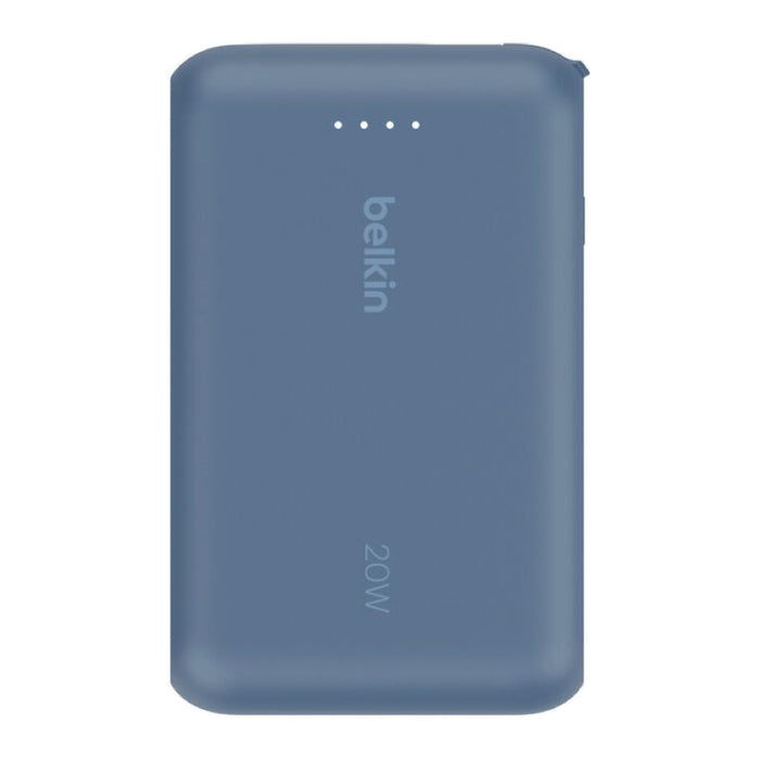 แบตเตอรี่สำรอง Belkin BOOST CHARGE ความจุ 10000mAh พร้อมสาย USB-C  - Blue