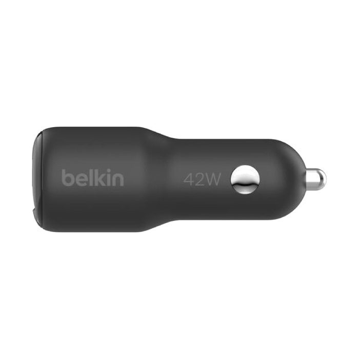 หัวชาร์จมือถือในรถยนต์ Belkin Boost Charge Dual Car Charger 42 วัตต์
