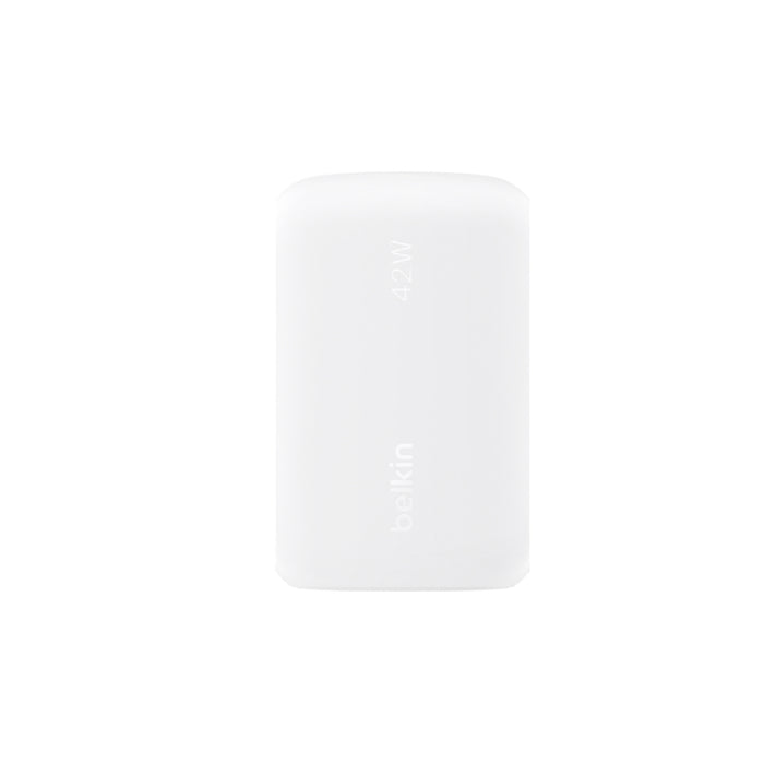 หัวชาร์จ Belkin BOOST CHARGE Dual USB-C 30W และ USB-A 12W PPS สูงสุด 42W (ปลั๊ก TH)