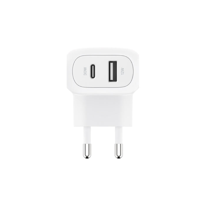 หัวชาร์จ Belkin BOOST CHARGE Dual USB-C 30W และ USB-A 12W PPS สูงสุด 42W (ปลั๊ก TH)