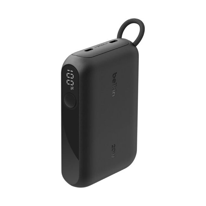 แบตเตอรี่สำรองพกพา Belkin Boost Charge Power Bank 10000 mAh with Display - Black