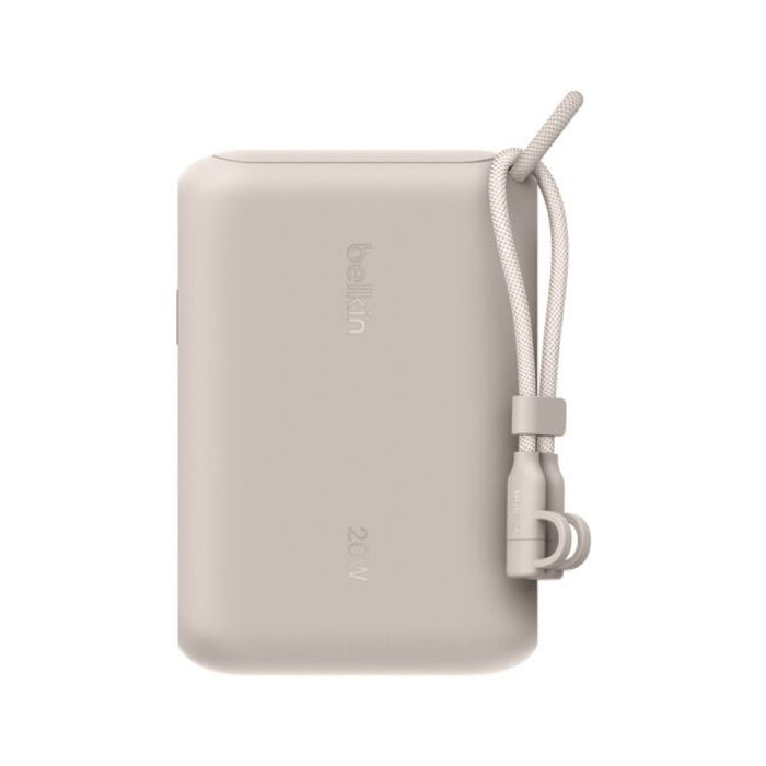 แบตเตอรี่สำรองพกพา Boost Charge 10000 mAh with Display - Sand ดีไซน์สวยงาม แบรนด์ BELKIN