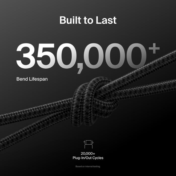 Belkin Boost Charge Pro สายถักทนงอมากกว่า 350,000 ครั้ง