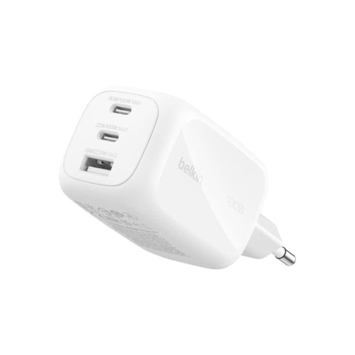 ชาร์จเร็วสะใจกับ Belkin 70W GaN Charger ขนาดพกพา ชาร์จพร้อมกัน 3 อุปกรณ์ทั้ง iPhone, MacBook และแอนดรอยด์ ปลอดภัยไม่ร้อน