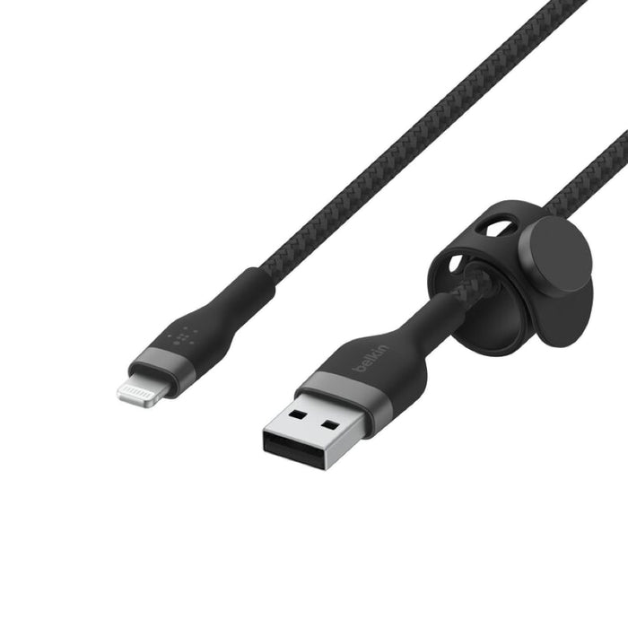 สายชาร์จ Belkin Lightning 1M รองรับ PD ชาร์จเร็ว 0-50% ใน 25 นาที ทนทาน 30,000 ครั้ง ไม่พันกัน พร้อม MFi แท้ เช็คราคาเลย