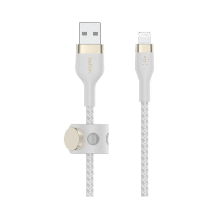สายชาร์จ Belkin Lightning 1M รองรับ PD ชาร์จเร็ว 0-50% ใน 25 นาที ทนทาน 30,000 ครั้ง ไม่พันกัน พร้อม MFi แท้ เช็คราคาเลย