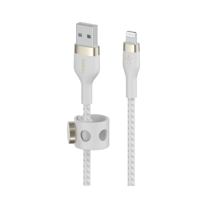 สายชาร์จ Belkin Lightning 1M รองรับ PD ชาร์จเร็ว 0-50% ใน 25 นาที ทนทาน 30,000 ครั้ง ไม่พันกัน พร้อม MFi แท้ เช็คราคาเลย