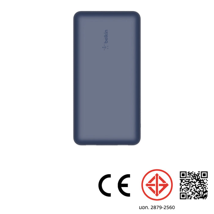 แบตเตอรี่สำรองพกพา Belkin Pocket Power 20,000 mAh สี Blue